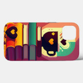 Bücher und Kaffee Case-Mate iPhone Hülle (Rückseite (Horizontal))