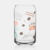 Bücher und Kaffee Dosenglas (Rückseite)