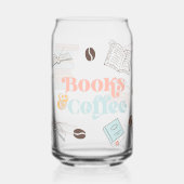 Bücher und Kaffee Dosenglas (Links)