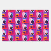 Bücher und Kaffee Geschenkpapier Set (Vorderseite 2)