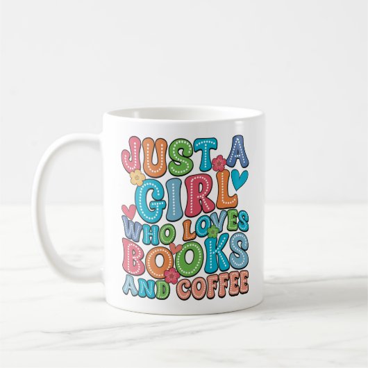 Bücher und Kaffee im Lover Kaffeetasse (Links)