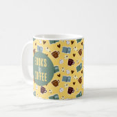 Bücher und Kaffee Kaffeetasse (Vorderseite Links)
