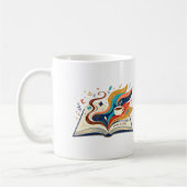 Bücher und Kaffee Kaffeetasse (Links)