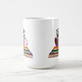 Bücher und Kaffee Kaffeetasse (Mittel)