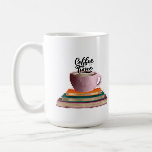 Bücher und Kaffee Kaffeetasse