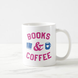 Bücher und Kaffee Kaffeetasse