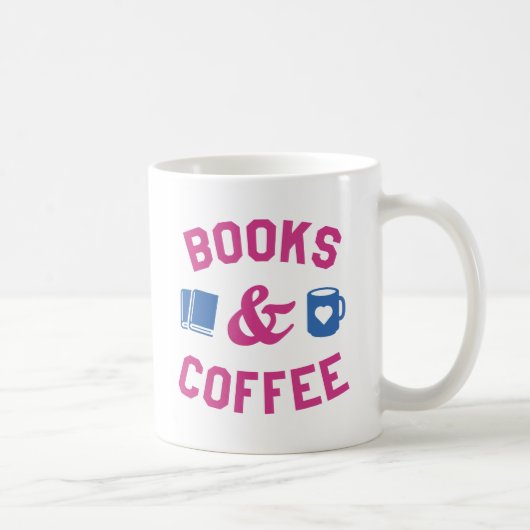 Bücher und Kaffee Kaffeetasse (Rechts)