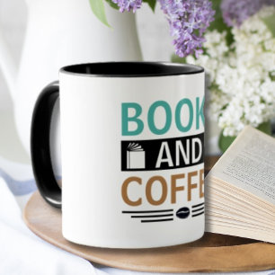 Bücher und Kaffee-Lover-Geschenke Tasse