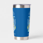 Bücher und Kaffee Lover Personalisiert Thermobecher (Links)