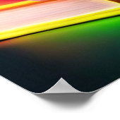 Bücher und Kaffee Poster (Ecke)