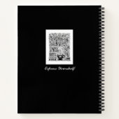 Bücher und Kaffeefarbe ich Doodle 2 (Rückseite)