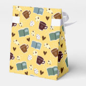 Bücher und Kaffeekartons Geschenkschachtel (Rückseite)