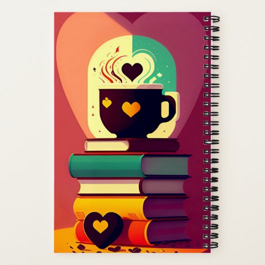 Bücher und Kaffeemaschinen (Rückseite)