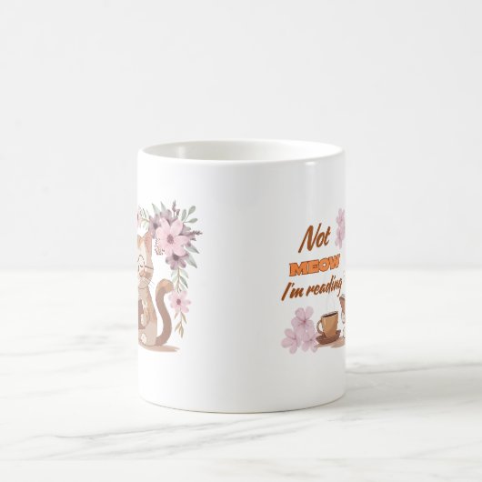 Bücher und Katzen Geschenkte, gemütliche Katzen-Le Kaffeetasse (Mittel)