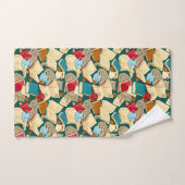 Bücher und Katzen Handtuch (Handtuch)