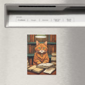 Bücher und Katzen Magnet (In Situ (Geschirrspüler))