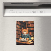 Bücher und Katzen Magnet (In Situ (Geschirrspüler))