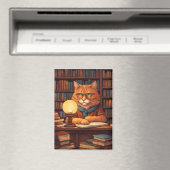 Bücher und Katzen Magnet (In Situ (Geschirrspüler))