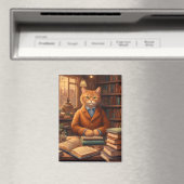 Bücher und Katzen Magnet (In Situ (Geschirrspüler))