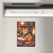 Bücher und Katzen Magnet (In Situ (Geschirrspüler))