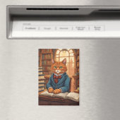 Bücher und Katzen Magnet (In Situ (Geschirrspüler))