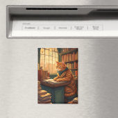 Bücher und Katzen Magnet (In Situ (Geschirrspüler))