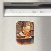 Bücher und Katzen Magnet (In Situ (Geschirrspüler))