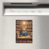 Bücher und Katzen Magnet (In Situ (Geschirrspüler))