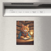 Bücher und Katzen Magnet (In Situ (Geschirrspüler))