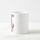 Bücher und Katzen verboten "I Read What I Woll" Kaffeetasse (Mittel)