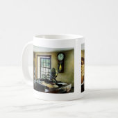 Bücher und Lampen Kaffeetasse (Vorderseite Links)
