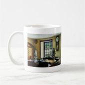 Bücher und Lampen Kaffeetasse (Links)