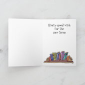 Bücher und Lernen Karte (Innenseite)