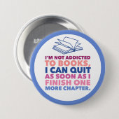 Bücher und Lesen Button (Vorne & Hinten)