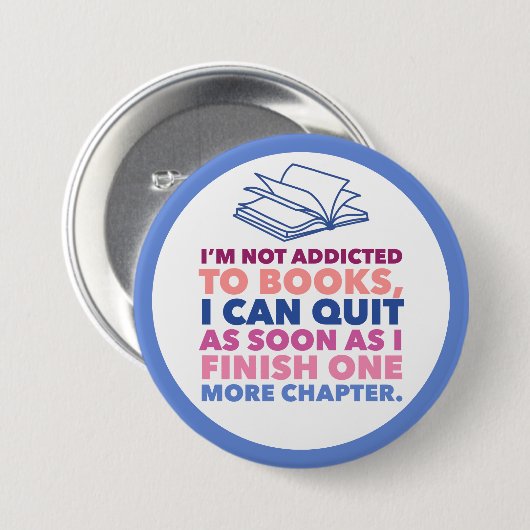 Bücher und Lesen Button (Vorne & Hinten)