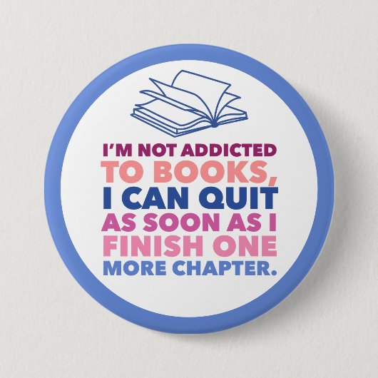 Bücher und Lesen Button (Vorderseite)
