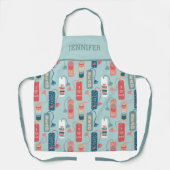 Bücher und Lesezeichen Gemustert lesen Schürze (Vorderseite)