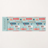 Bücher und Lesezeichen Gemustert lesen Yogamatte (Vorderseite (Horizontal))