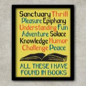 Bücher und Lesposter - all diese Poster