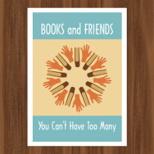 Bücher und Poster für Freunde lesen