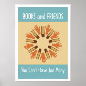 Bücher und Poster für Freunde lesen (Vorne)