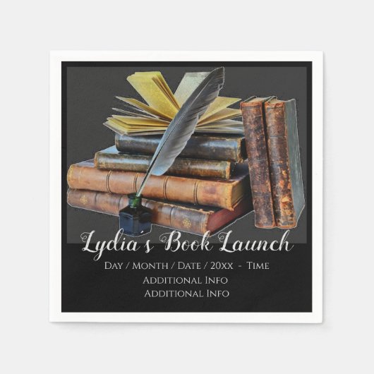 Bücher und Qualität Serviette (Vorderseite)