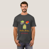 Bücher und Rucksäcke-Schule beginnt T-Shirt (Vorne ganz)