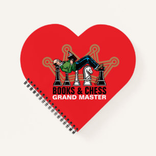 Bücher und Schach-GroßmeisterNotebook