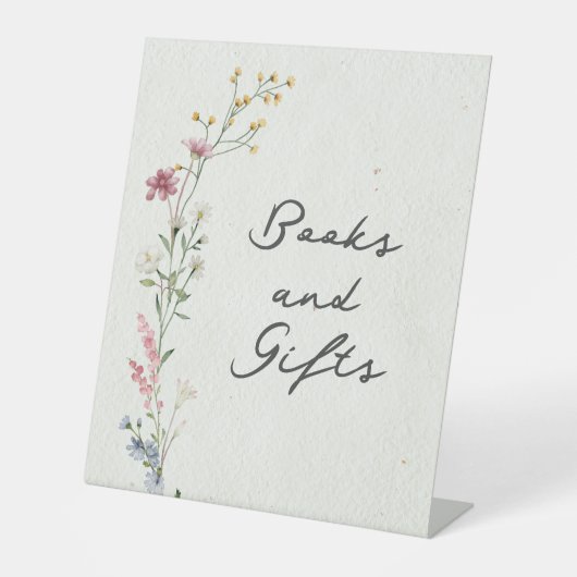 Bücher und Schenkungen Sockelschild (Vorderseite)