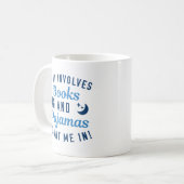 Bücher und Schlafsäle Kaffeetasse (Vorderseite Links)