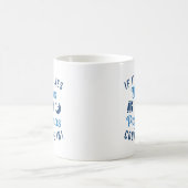 Bücher und Schlafsäle Kaffeetasse (Mittel)