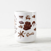 Bücher und Tea Cozy Reader Grafik Kaffeetasse (Mittel)