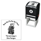 Bücher und Tee Permastempel (Beispiel)