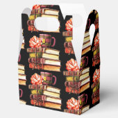 Bücher und Tee schwarz Geschenkschachtel (Geöffnet)